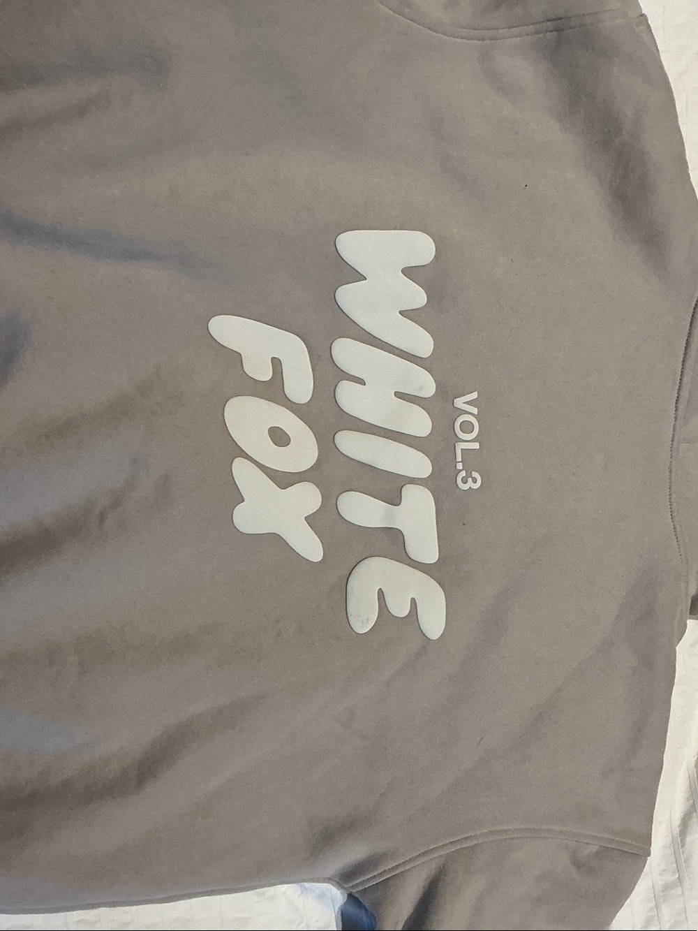 White Fox Boutique Gray Graphic Vol.3 Sweatshirt